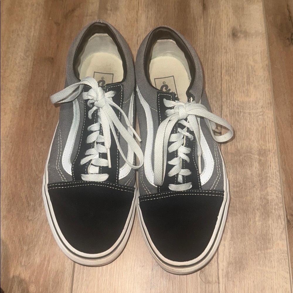 Vans Black and Gray Sneakers
